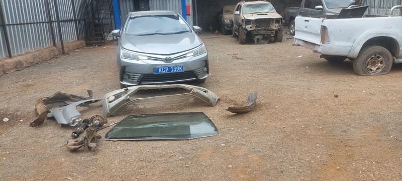 Toyota Corolla KCP 139K after repair, fully restored